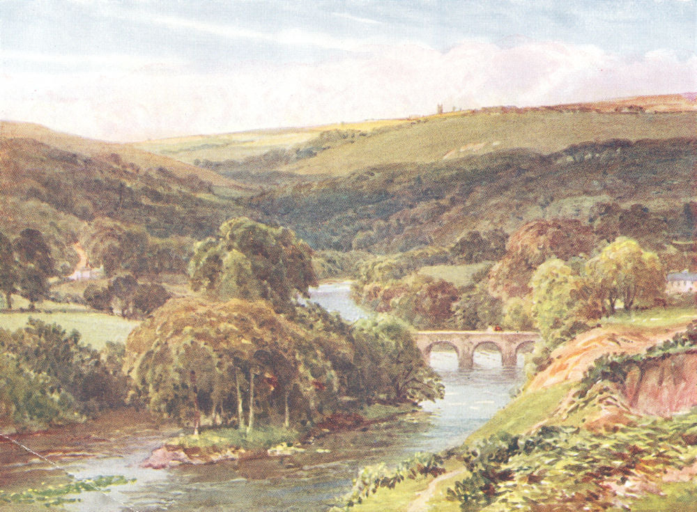 DEVON. Torridge, Torrington 1931 old vintage print picture